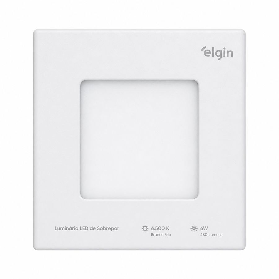 Luminária LED Elgin 6W sobrepor