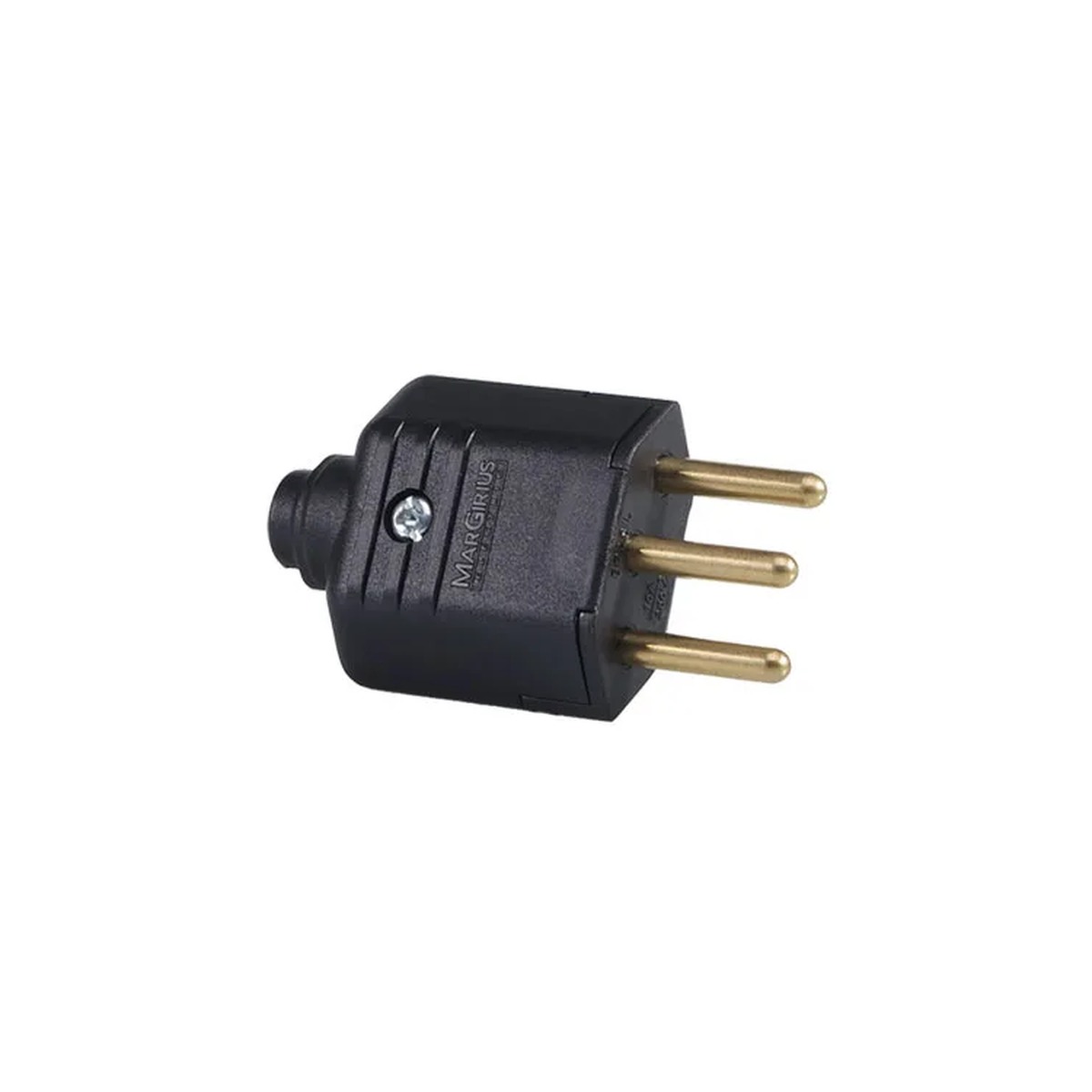 Plugue PLD1-3 10A 2P+T Preto