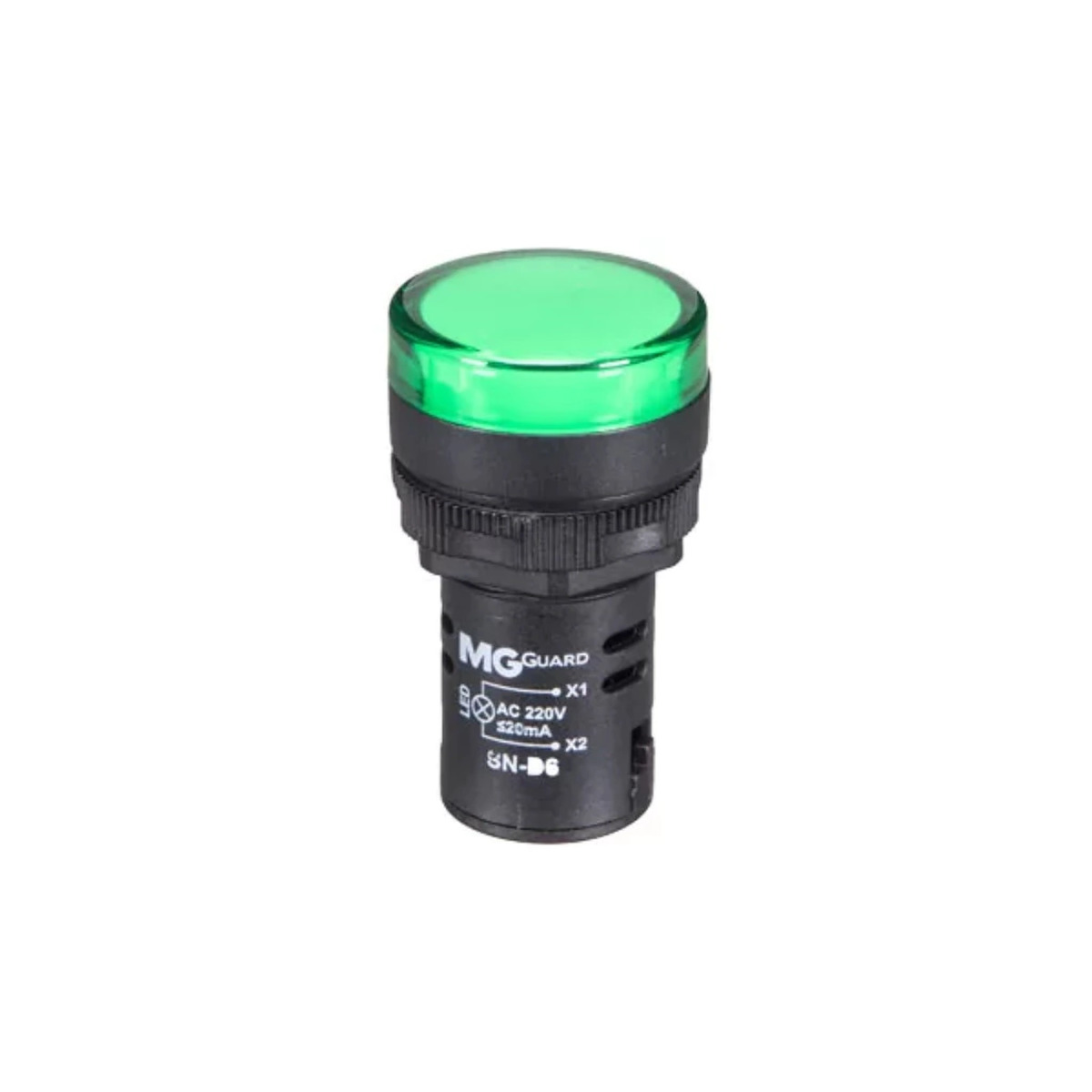 Sinaleiro LED Verde 220V