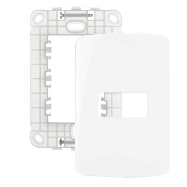 Placa 4x2 1 posto B3 branco